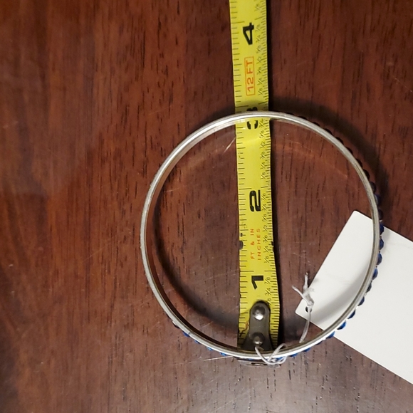 Blue inlay bangle - Picture 3 of 4